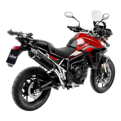 Silencieux Leovince LV One Evo inox noir Triumph Tiger 900 GT Pro 24-25