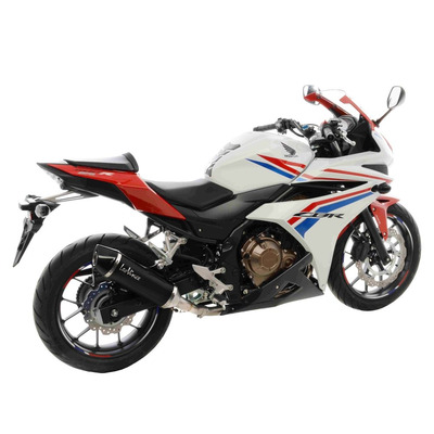 Silencieux Leovince Nero inox noir casquette carbone pour Honda CBR 500 R 16-17