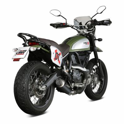 Silencieux Mivv GP Pro inox noir Ducati Scrambler 800 15-19