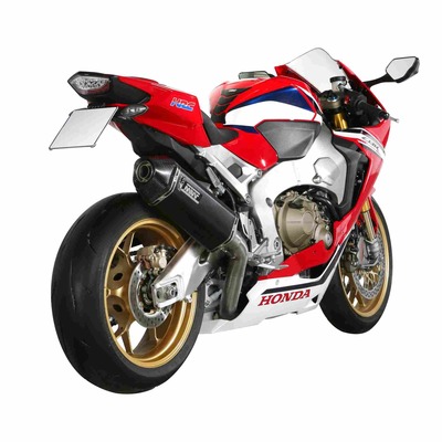 Silencieux Mivv Speed Edge inox noir casquette carbone Honda CBR 1000 RR 17-19
