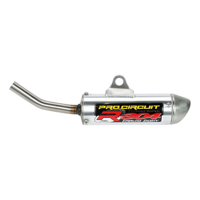 Silencieux Pro Circuit - 304-R shorty aluminium brossé - Honda CR 85cc 03-07