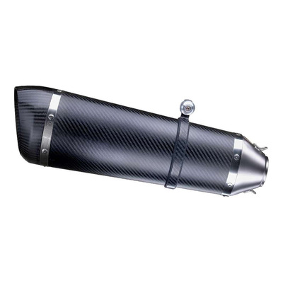 Silencieux universel Leovince Factory-S carbone Ø 60 mm