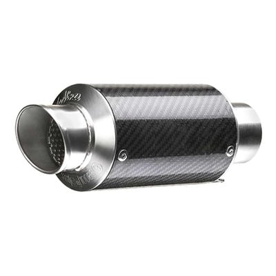 Silencieux universel Leovince GP Corsa court carbone Ø 54 mm