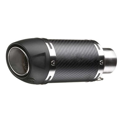 Silencieux universel Leovince GP Corsa Evo court carbone Ø 54 mm