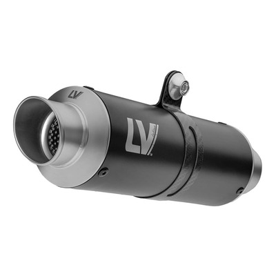 Silencieux universel Leovince GP Corsa inox noir Ø 54 mm