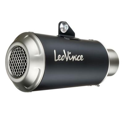 Silencieux universel Leovince LV-10 inox noir Ø 54 mm