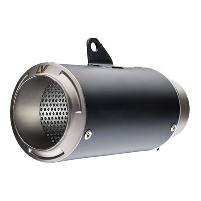 Silencieux universel Leovince LV Corsa inox noir Ø65 mm