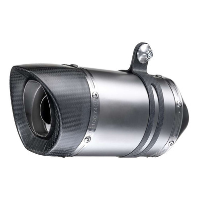Silencieux universel Leovince LV Pro inox casquette carbone Ø 50 mm