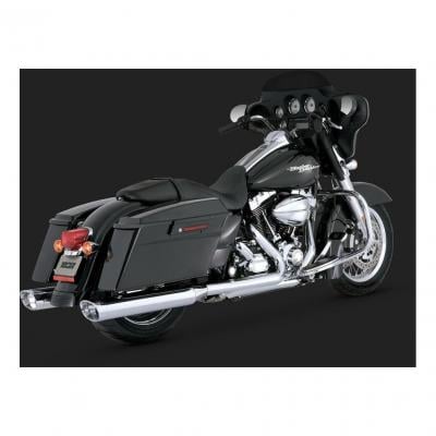 Silencieux Vances & Hines Monster Oval Slip-on chrome