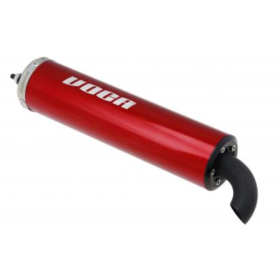 Silencieux Voca Racing Alu Rouge Scooter