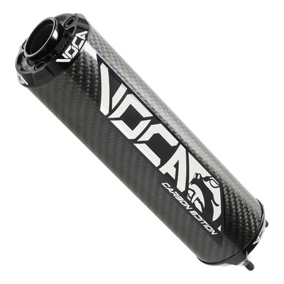 Silencieux Voca Racing Bestia Carbon embouts anodisés noir
