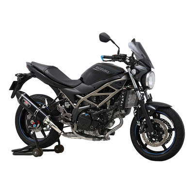 Silencieux Yoshimura R-77 J inox noir Suzuki SV 650 16-22
