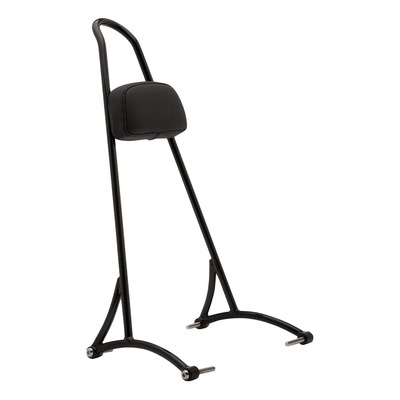 Sissy bar fixe Burly Brand 20’’ (51 cm) avec dosseret Harley Davidson Sportster 96-03 noir poudré