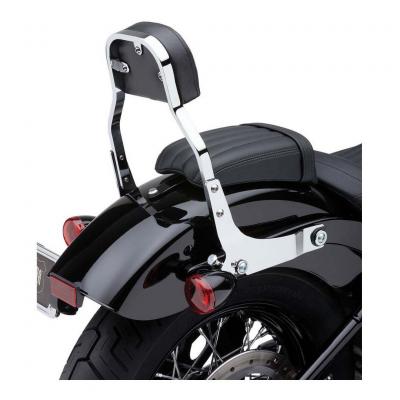 Sissybar amovible Cobra tube carré chromé 28 cm Harley Davidson FXBB 1745 Softail Street Bob 18-19