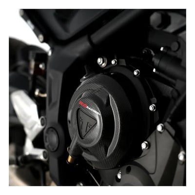 Slider moteur droit R&G Racing carbone Triumph Trident 660 21-23
