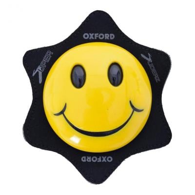 Sliders de genoux OXFORD Smiley jaune