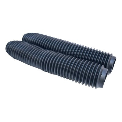 Soufflets de fourches PVC noir L: 370mm Ø41mm à 55mm