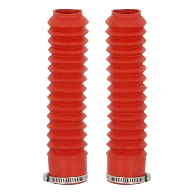 Soufflets de fourches PVC rouge L: 240mm Ø32mm à 48mm