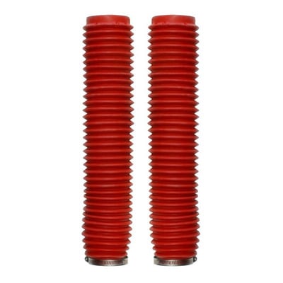 Soufflets de fourches PVC rouge L: 370mm Ø43mm à 59mm