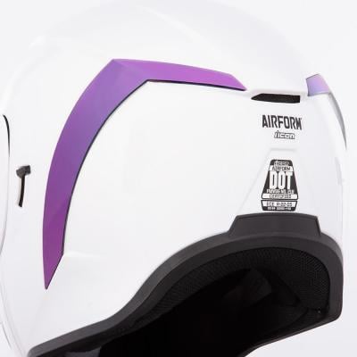 Spoiler arrière Icon pour casque Airform violet
