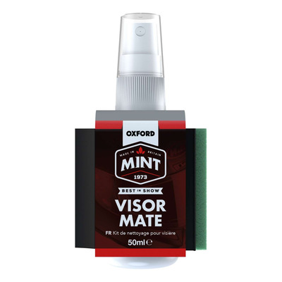 Spray nettoyant visière Oxford Mint Visor Mate avec éponge intégrée
