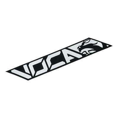 Sticker d'échappement Voca Racing noir/chrome