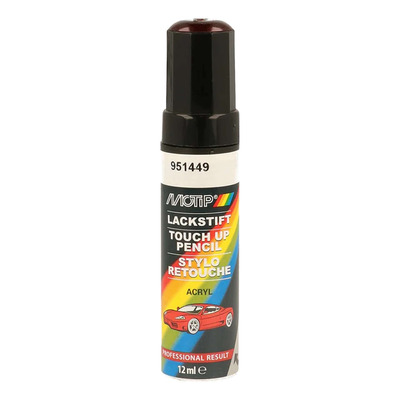 Stylo de retouche Motip 951449 rouge métallisé 12 ml