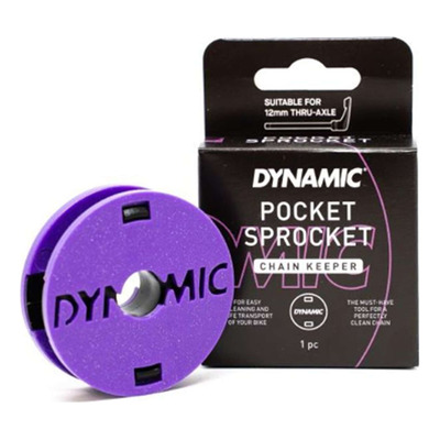 Support de chaîne Dynamic Pocket Sprocket Blanc et noir