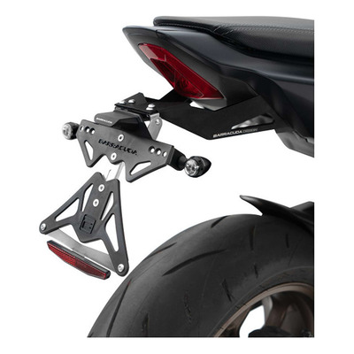 Support de plaque Barracuda Honda CB 650 R 24-25 avec supports clignons d'origine