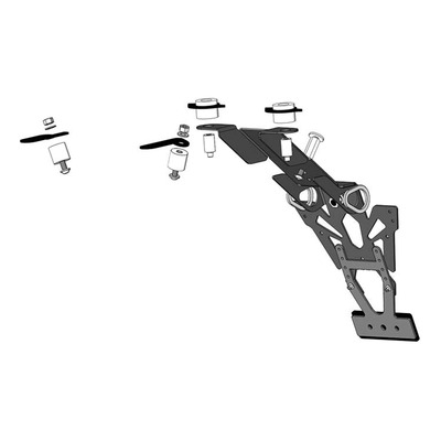 Support de plaque d'immatriculation Access Design Yamaha XSR 700 16-24