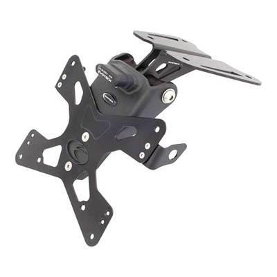 Support de plaque Evotech noir Ducati Streetfighter 848 12-15