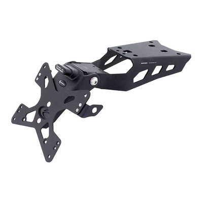 Support de plaque Evotech noir Ducati Monster 821 18-20