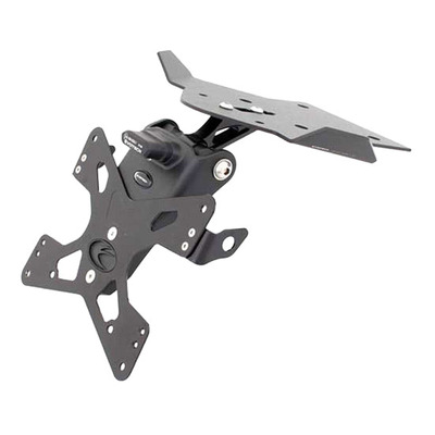 Support de plaque Evotech noir Ducati Multistrada 1200 10-14