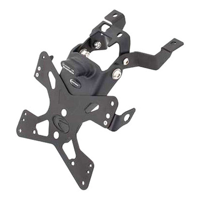Support de plaque Evotech noir Kawasaki Versys 650 10-14