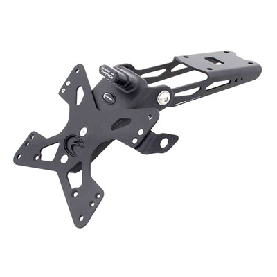 Support de plaque Evotech noir Kawasaki Z 650 17-25