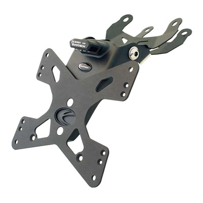 Support de plaque Evotech noir KTM 1290 Superduke R 14-19
