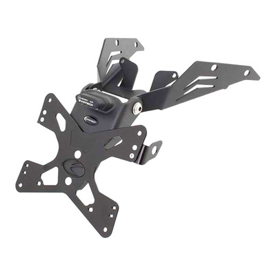 Support de plaque Evotech noir KTM Duke 690 12-19