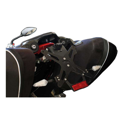 Support de plaque Evotech noir MV Agusta Stradale 800 15-16