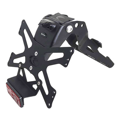 Support de plaque Evotech noir Triumph Speed Triple 1200 RS 21-25