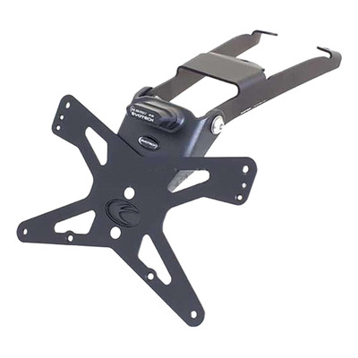Support de plaque Evotech noir Triumph Speed Twin 1200 2025