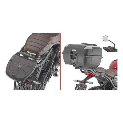 Support de top case Givi Monolock Triumph Scrambler 400 X 24-26