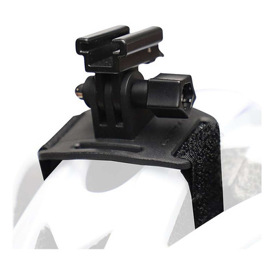 Support éclairage casque Zefal bande auto-agrippante noir