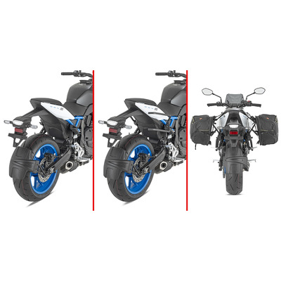 Support pour sacoches cavalières Givi à liaison rapide Remove-X Suzuki GSX-8S 23-25