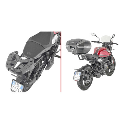 Support spécifique GIVI pour top case Monolock ou Monokey Moto Morini Seiemmezzo SCR 650 23-24