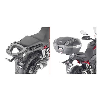 Support top case Givi Monokey ou Monolock Honda CB 500 X 13-18