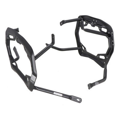 Supports de sacoches latérales SW Motech PRO Kawasaki KLE 500 2026 avec échappement Akrapovic