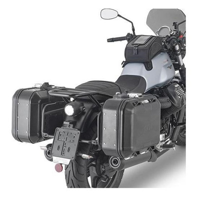 Supports de valises latérales Givi ONE-FIT (PLO) pour système Monokey Moto Guzzi V7 Stone 22-23
