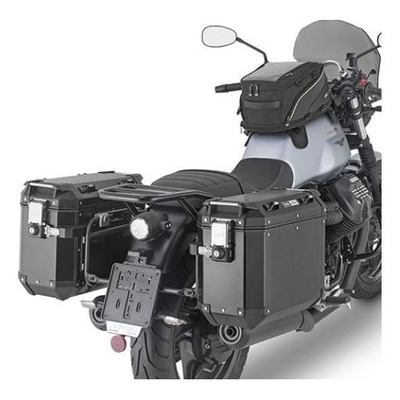 Supports de valises latérales Givi ONE-FIT (PLO) pour système Monokey Cam-Side Moto Guzzi V7 21-23