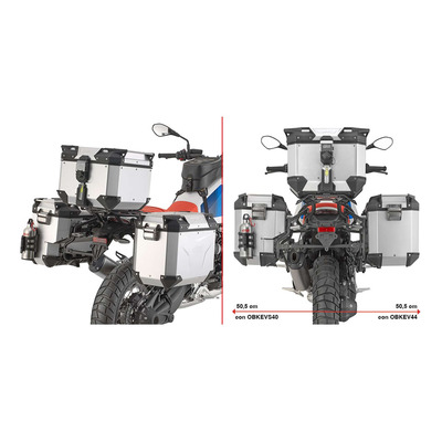 Supports de valises latérales Givi PL ONE-FIT pour valises Monokey Cam-Side BMW R 12 G/S 25-26