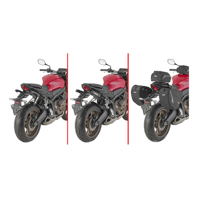 Supports retractables Givi Stealth pour sacoches latérales Easy-T Honda CB 650 R 21-26
